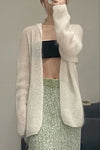 SWAYING/KNIT seamless mohair suit SW211SZ31 PS16
